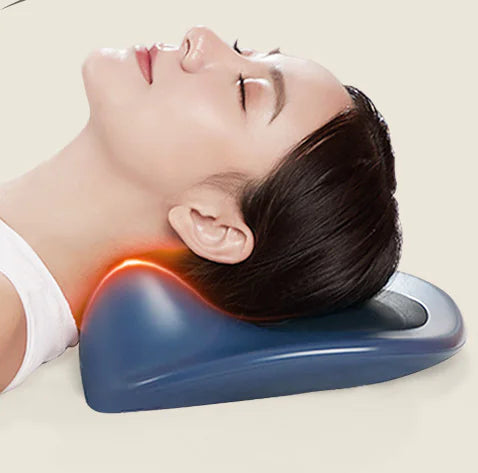 Multifunctional Neck Massager with EMS and Heat Pillow